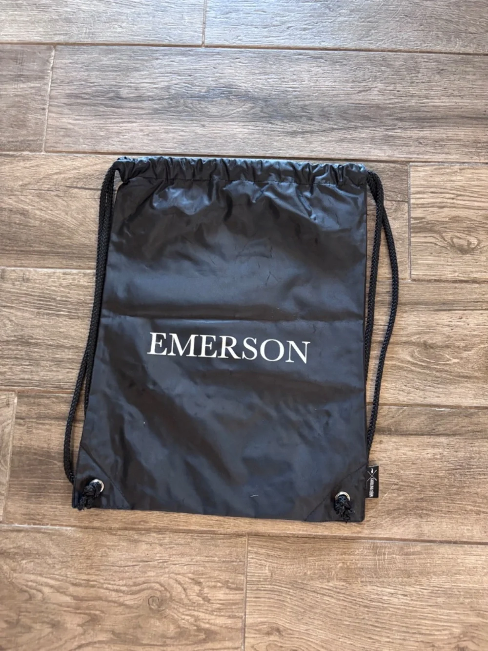 Emerson College Drawstring backpacks x4